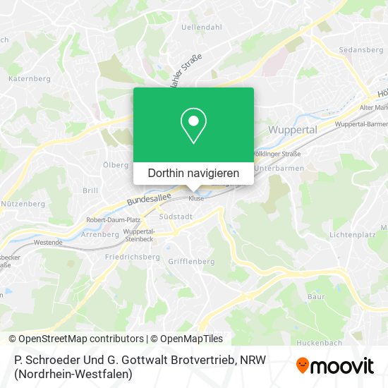 P. Schroeder Und G. Gottwalt Brotvertrieb Karte