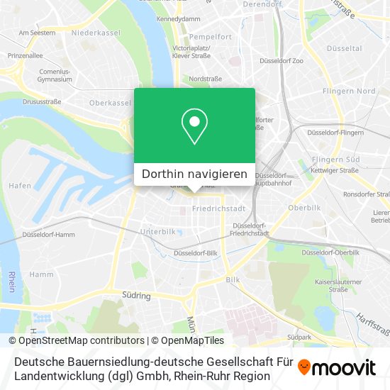 Deutsche Bauernsiedlung-deutsche Gesellschaft Für Landentwicklung (dgl) Gmbh Karte