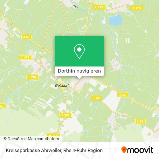 Kreissparkasse Ahrweiler Karte