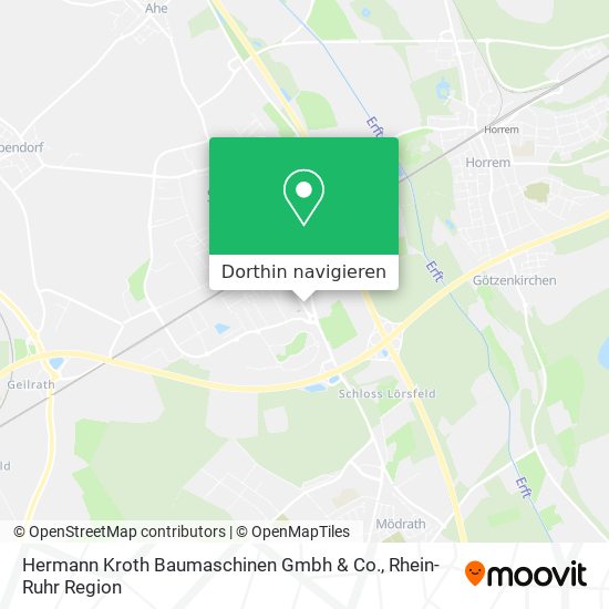Hermann Kroth Baumaschinen Gmbh & Co. Karte