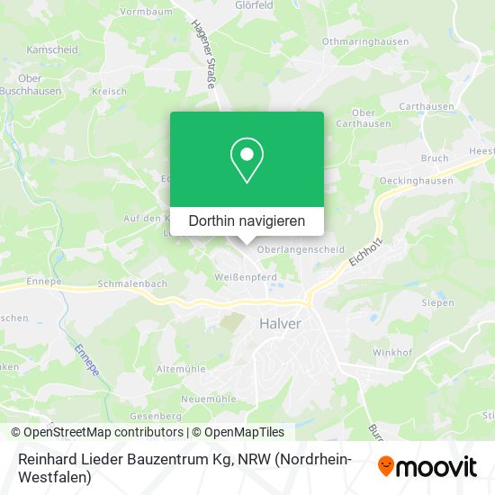 Reinhard Lieder Bauzentrum Kg Karte
