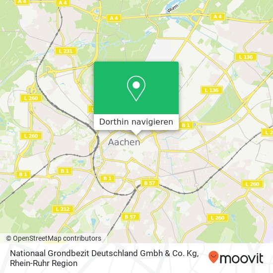 Nationaal Grondbezit Deutschland Gmbh & Co. Kg Karte