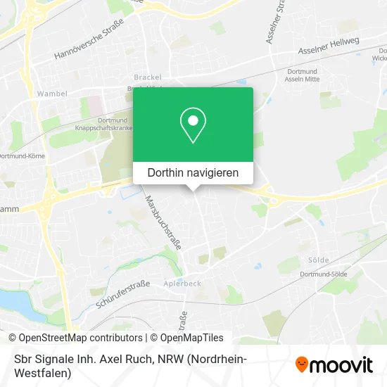 Sbr Signale Inh. Axel Ruch Karte