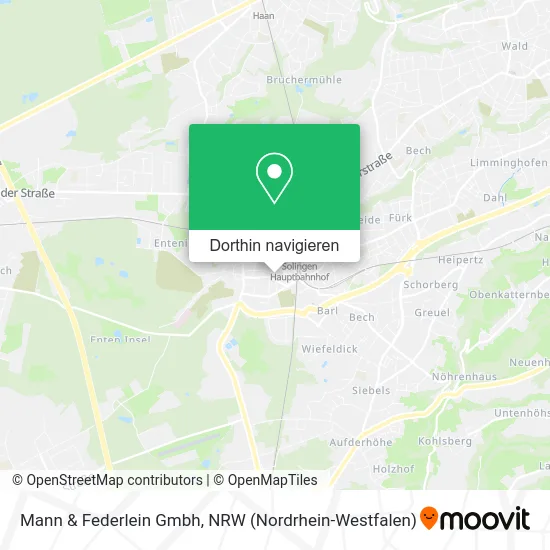 Mann & Federlein Gmbh Karte