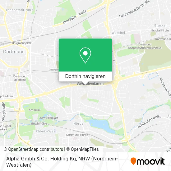 Alpha Gmbh & Co. Holding Kg Karte