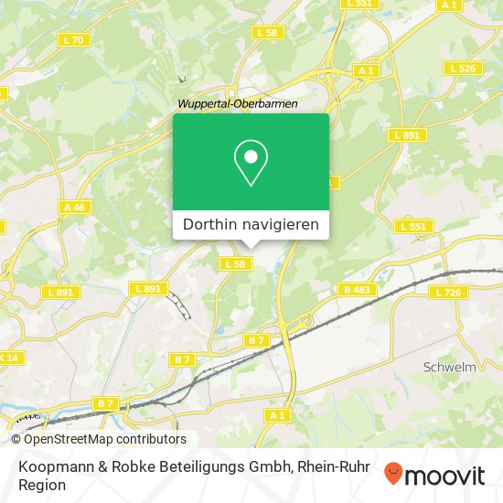 Koopmann & Robke Beteiligungs Gmbh Karte