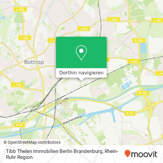 Tibb Thelen Immobilien Berlin Brandenburg Karte