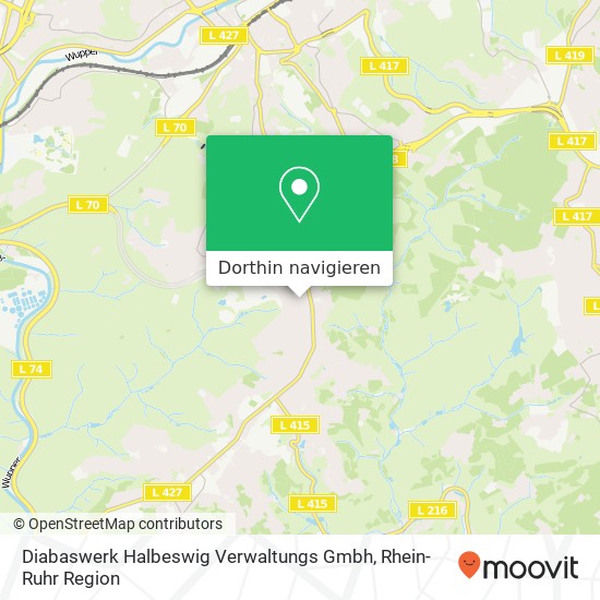 Diabaswerk Halbeswig Verwaltungs Gmbh Karte