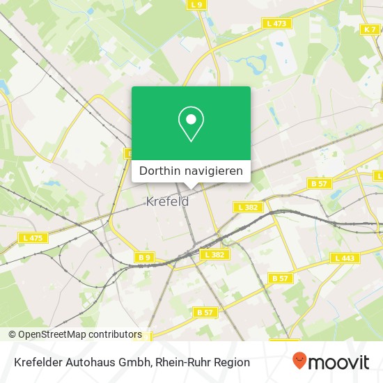 Krefelder Autohaus Gmbh Karte