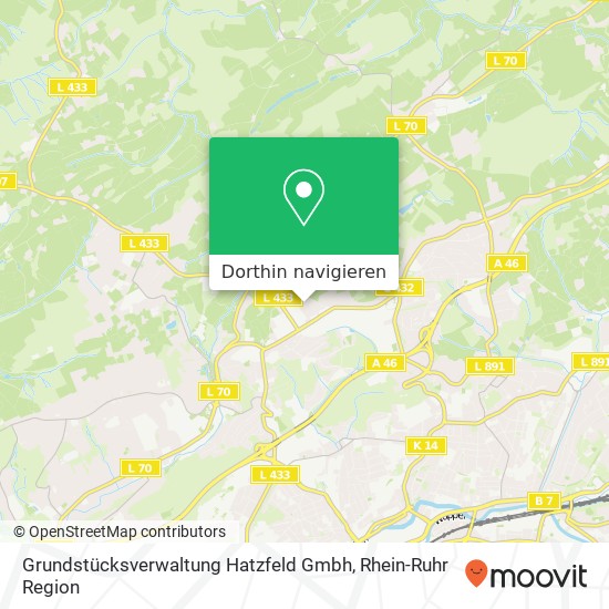 Grundstücksverwaltung Hatzfeld Gmbh Karte