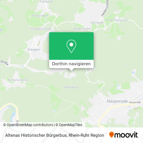 Altenas Historischer Bürgerbus Karte