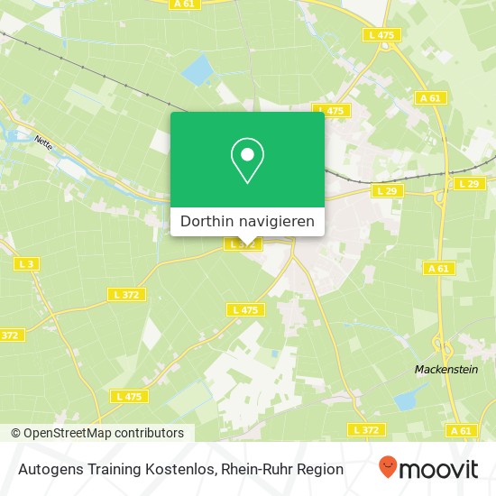 Autogens Training Kostenlos Karte