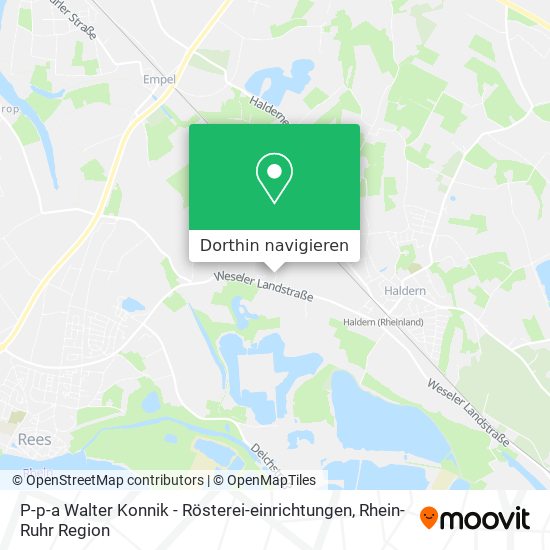 P-p-a Walter Konnik - Rösterei-einrichtungen Karte