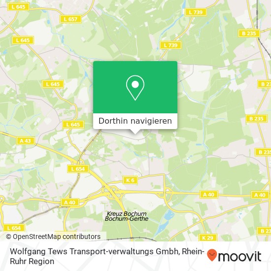 Wolfgang Tews Transport-verwaltungs Gmbh Karte