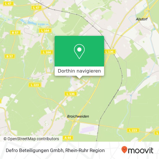 Defro Beteiligungen Gmbh Karte