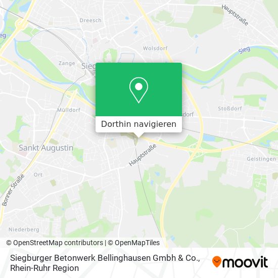 Siegburger Betonwerk Bellinghausen Gmbh & Co. Karte