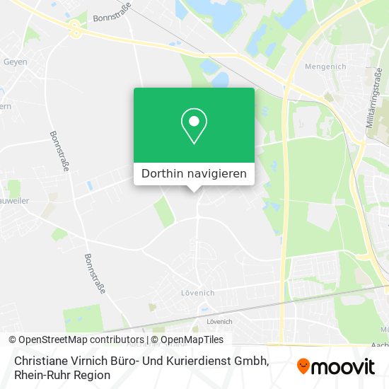 Christiane Virnich Büro- Und Kurierdienst Gmbh Karte