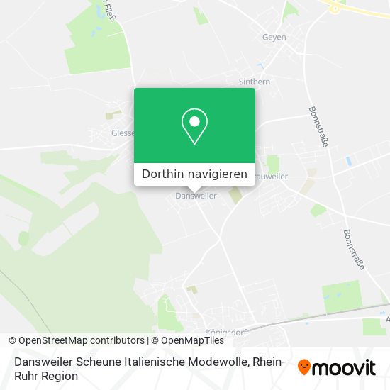 Dansweiler Scheune Italienische Modewolle Karte