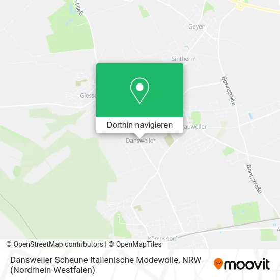 Dansweiler Scheune Italienische Modewolle Karte