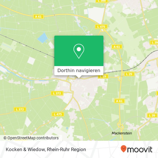 Kocken & Wiedow Karte