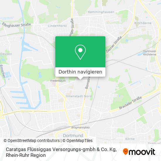 Caratgas Flüssiggas Versorgungs-gmbh & Co. Kg Karte