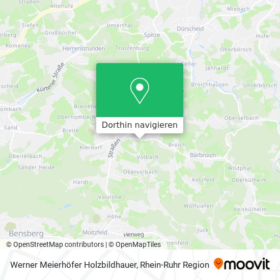 Werner Meierhöfer Holzbildhauer Karte