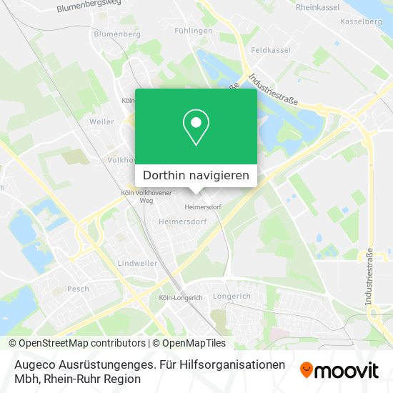 Augeco Ausrüstungenges. Für Hilfsorganisationen Mbh Karte