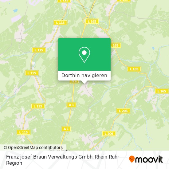 Franz-josef Braun Verwaltungs Gmbh Karte