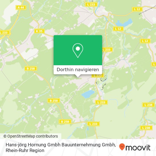 Hans-jörg Hornung Gmbh Bauunternehmung Gmbh Karte