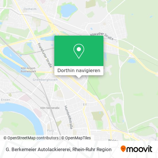 G. Berkemeier Autolackiererei Karte