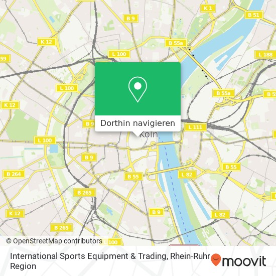 International Sports Equipment & Trading Karte