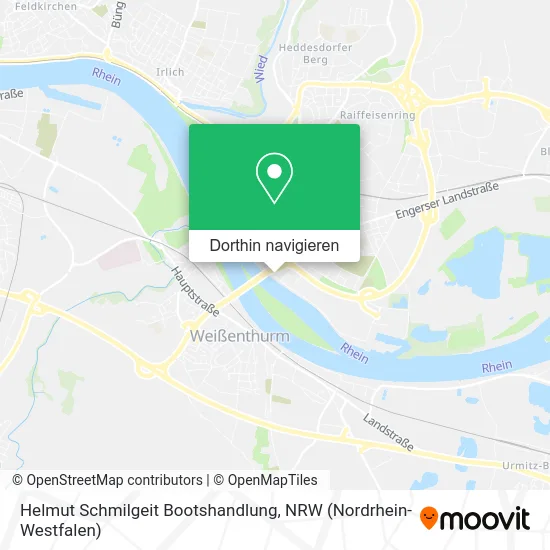 Helmut Schmilgeit Bootshandlung Karte