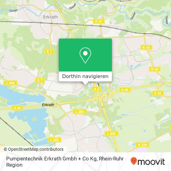 Pumpentechnik Erkrath Gmbh + Co Kg Karte