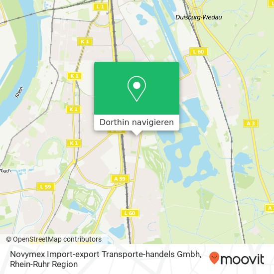 Novymex Import-export Transporte-handels Gmbh Karte