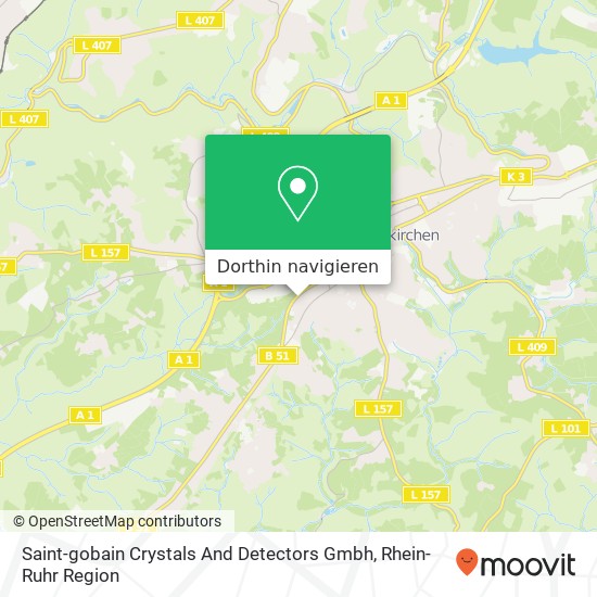 Saint-gobain Crystals And Detectors Gmbh Karte