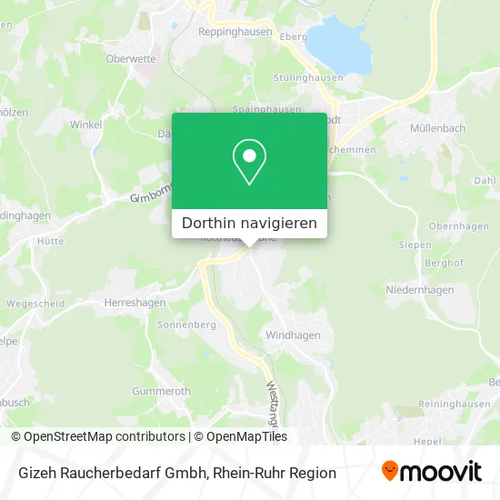 Gizeh Raucherbedarf Gmbh Karte