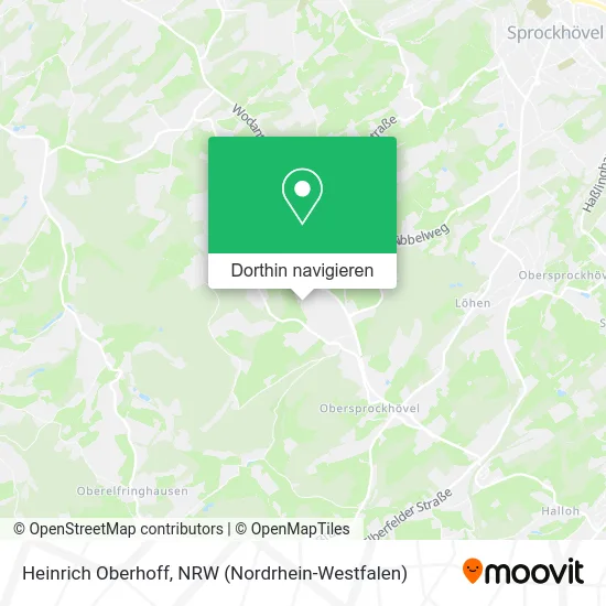 Heinrich Oberhoff Karte