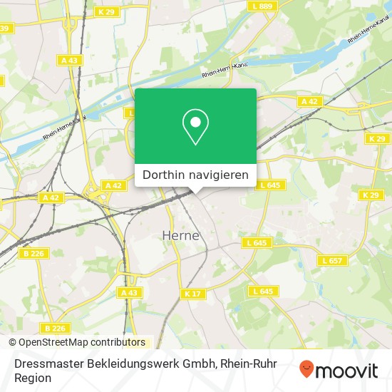 Dressmaster Bekleidungswerk Gmbh Karte