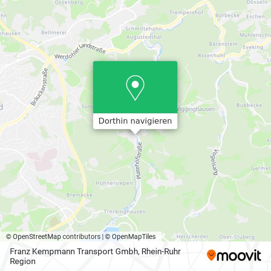 Franz Kempmann Transport Gmbh Karte