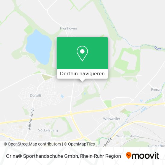 Orina® Sporthandschuhe Gmbh Karte