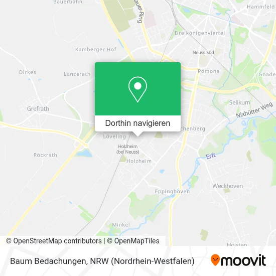 Baum Bedachungen Karte