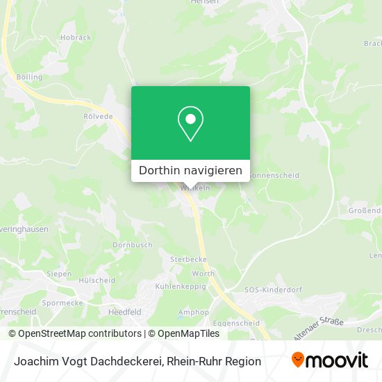 Joachim Vogt Dachdeckerei Karte