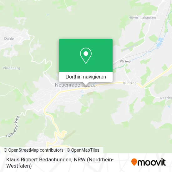 Klaus Ribbert Bedachungen Karte