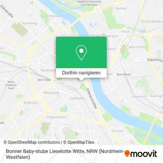 Bonner Baby-stube Lieselotte Witte Karte