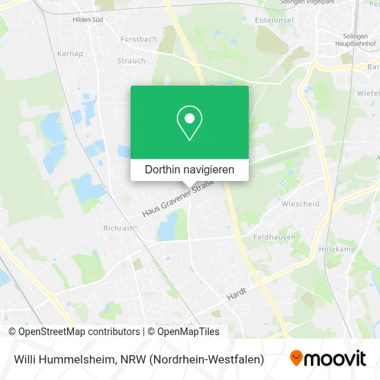 Willi Hummelsheim Karte