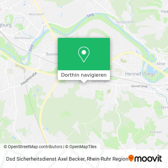 Dsd Sicherheitsdienst Axel Becker Karte
