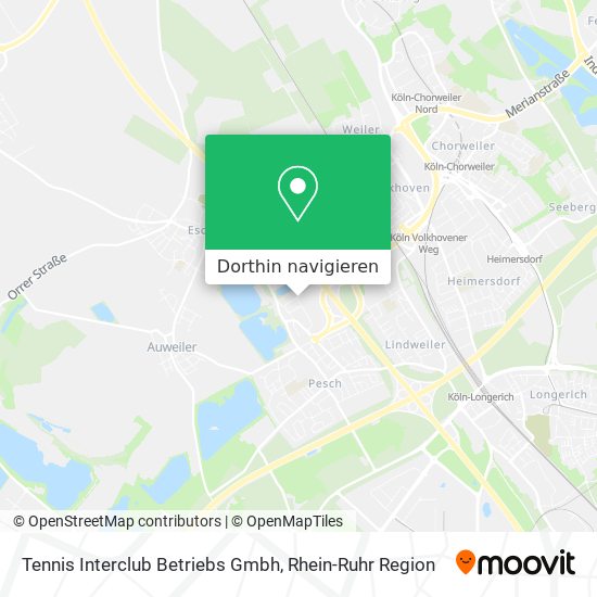 Tennis Interclub Betriebs Gmbh Karte