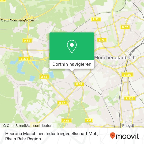 Hecrona Maschinen Industriegesellschaft Mbh Karte