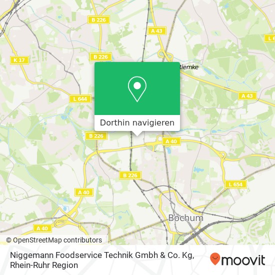 Niggemann Foodservice Technik Gmbh & Co. Kg Karte