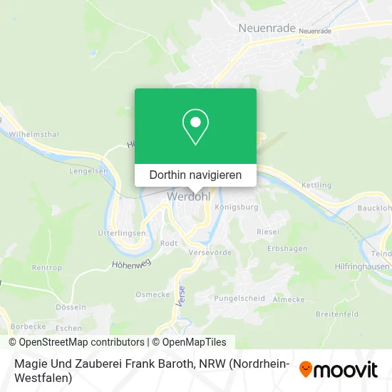 Magie Und Zauberei Frank Baroth Karte